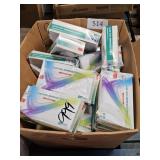 box of exam gloves size L