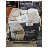 hampton bay dual mount hose reel