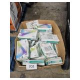 box of exam gloves size XL