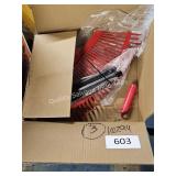 3- surprizo metal leaf rakes