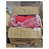 25ct red heart pillows