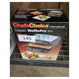 chefï¿½s choice classic waffle pro 854