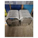 2pc outdoor ottomans