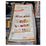 wire 5-tier commercial shelf (missing parts)