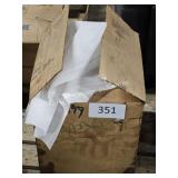 box of paper material bags