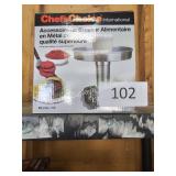 chefï¿½s choice metal food grinder attachment