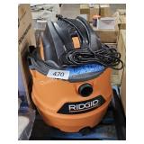 ridgid wet/dry vac (out of box)