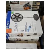 2- lasko cyclone stand fans