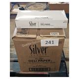 12-500ct silver deli paper 12x10.75ï¿½