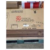 2- desk horizon desk bridges 408-305 (brown)