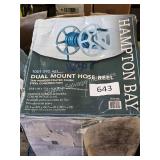 hampton bay dual mount hose reel
