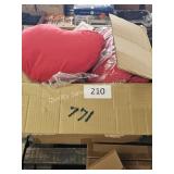 25ct red heart pillows