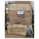 2- boxes of airline headphone/earplugs