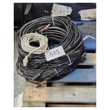 3- rolls of assorted wire