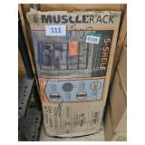 muscle rack 5- tier shelf