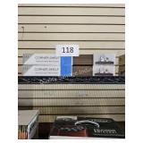 2- decorative corner shelves (brown)