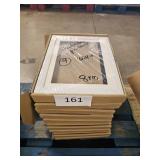 9- shadow box frames 8x10 (white)