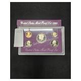 1989 US mint proof set (display case)
