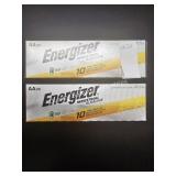 2-24ct energizer AA batteries (display case)