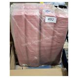 bundle of red foam trays