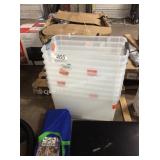 1 LOT STORAGE TOTES - NO LIDS