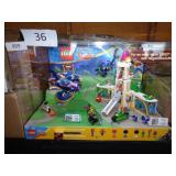 lighted lego super hero girls display