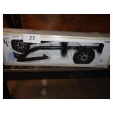 allen+roth dual shower head w side bar