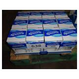 12/96ct white plastic spoons