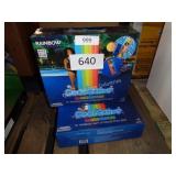 2 lighted pool floats