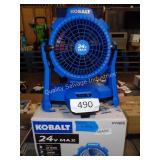 kobalt mist fan (battery ONLY in office)