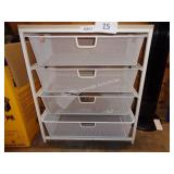 metal rolling storage rack