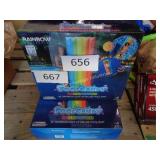 2 lighted pool floats