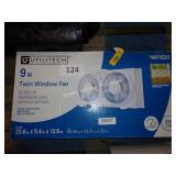 9ï¿½ twin window fan