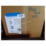 4 tier revolving rack - black
