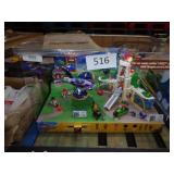 lighted lego super hero girls display