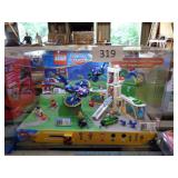 lighted lego super hero girls display
