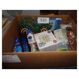 box of store merch