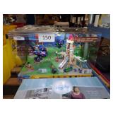 lighted lego super hero girls display