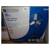30ï¿½ high velocity pedestal fan