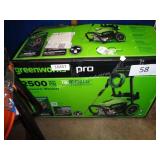 greenworks 2500psi pressure washer