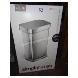 simple human trash can