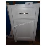 white bathroom vanity