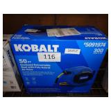 kobalt 50ft enclosed reel w air hose