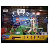 lighted lego super hero girls display