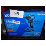 kobalt 24v 1/4ï¿½ impact wrench (batt/ch in office)