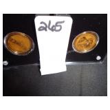 8 history of gold replica coins (display)