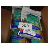 12/4lb bags veggie food