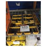 1 LOT DEWALT 136PC DRILL SET