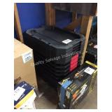 1 LOT 5 HUSKY TOTES W/ LIDS