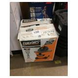 1 CTN RIDGID 9 GAL SHOP VAC